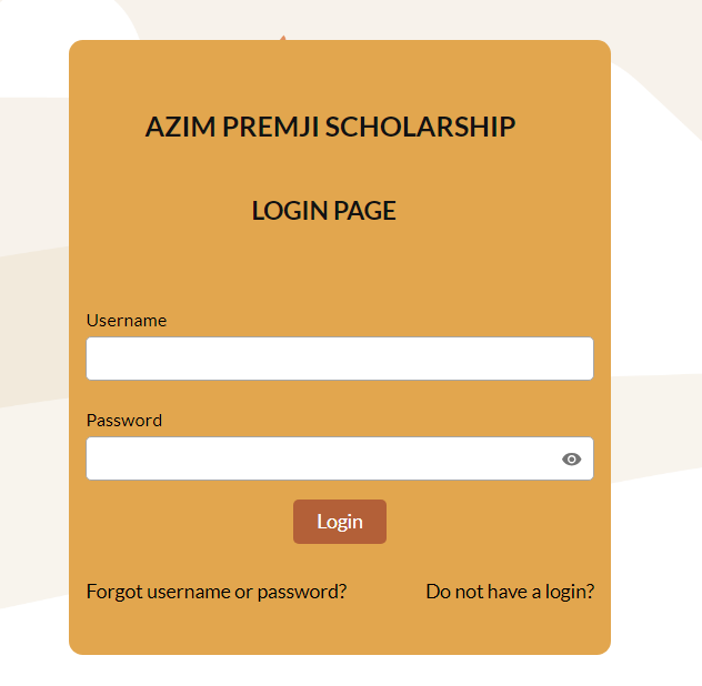 Azim Premji Scholarship Application Status