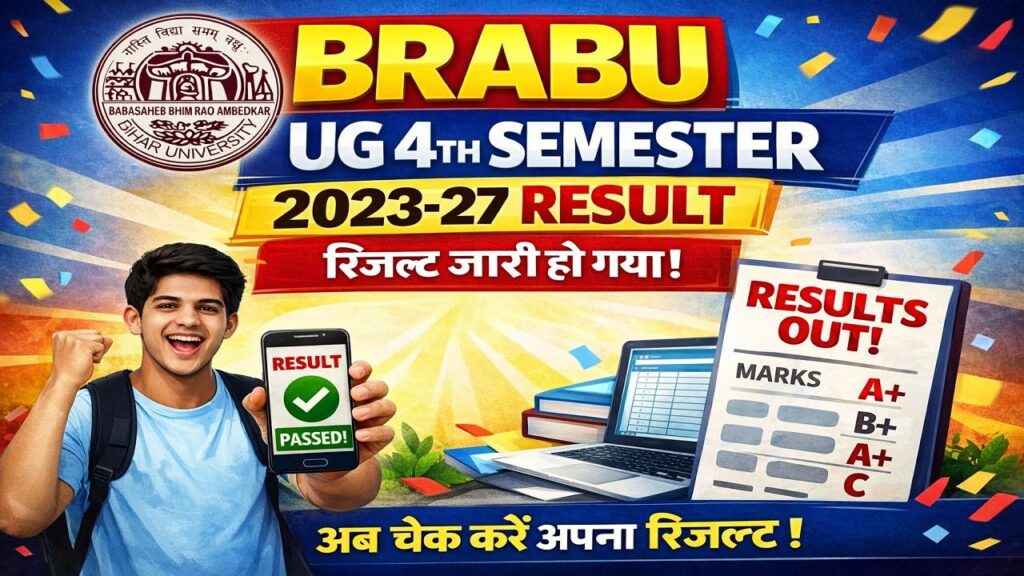 BRABU UG 4th Semester 2023-27 Result