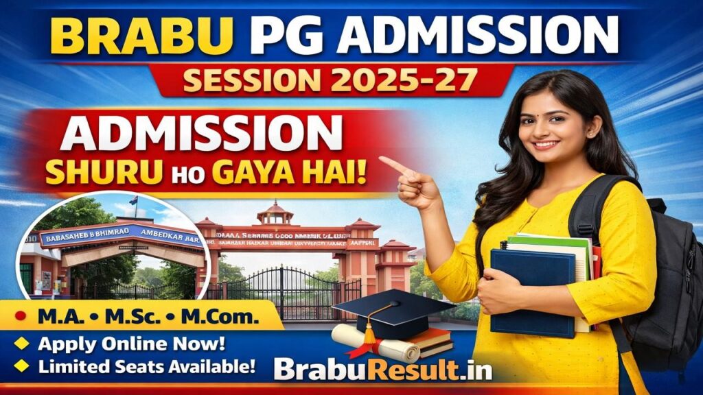 BRABU PG Admission 2025-27