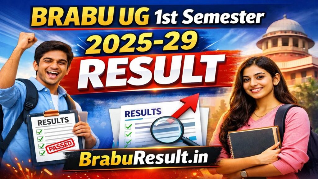 BRABU UG 1st Semester 2025-29 Result