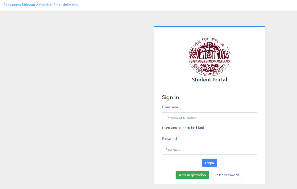 BRABU UG Admission 2026-30