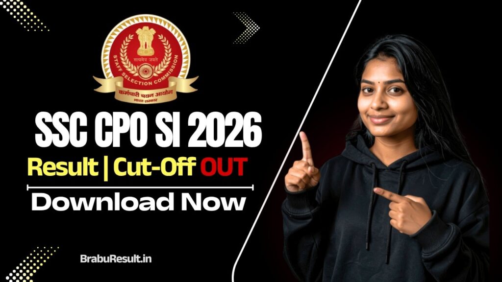 SSC CPO Result Tier 1 2026