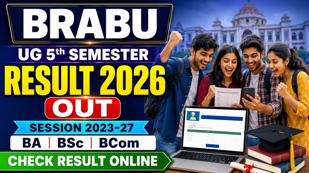 BRABU UG 5th Semester Result 2026