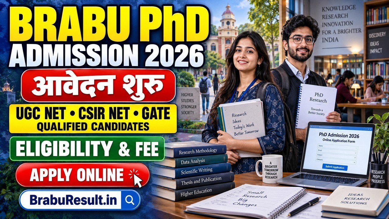 BRABU PhD Admission 2026