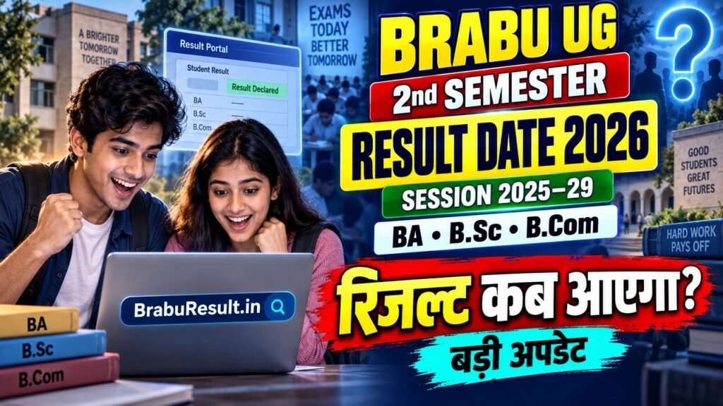 BRABU UG 2nd Semester Result Date 2026