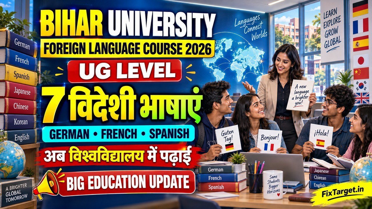 Bihar University Foreign Language Course 2026