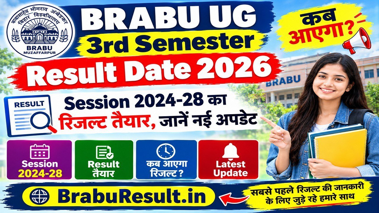 BRABU UG 3rd Semester Result Date 2026